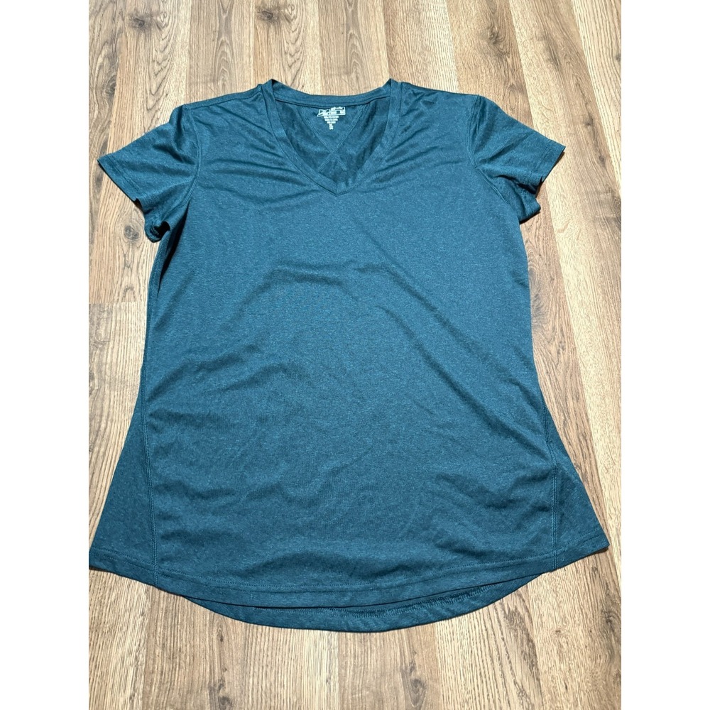 Energy Zone Shirt Women's Size XL Green V-neck Athletic Wear Outdoor
